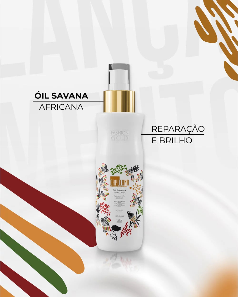 Óleo Capilar Savana Africana 150ml – Capulana